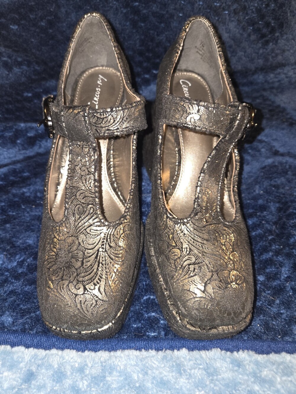 Circus NY by Sam Edelman Brocade Size 7 Kay Mary Janes - Picture 4 of 7